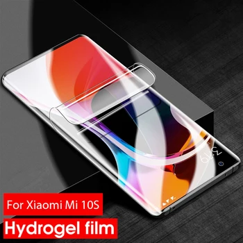 HD Hydrogel Film Za Xiaomi Poco F3 Mi 10S Polno Kritje Pregleden Zaščitnik Film za Xiaomi Poco F3 Mi 10S Mehko Film Ni Stekla