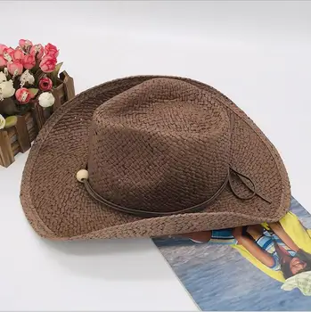 2021 poletje papirja, slame fedora klobuki za unisex priljubljena kul, lepo, lepo kavboj fedora klobuki unisex je klobuk za papir, slama