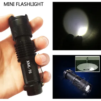 8000LM Super Svetla Mini Led svetilka baterijska svetilka V5/T6/L2 linterna led lanterna Zoomable ribolov, Kampiranje Kolo Svetlobe 14500/18650