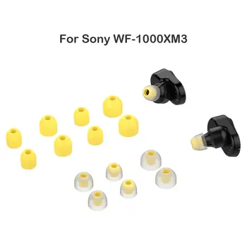 Slušalka Skp Zamenjava Silikonskih Čepkov Zaščitni Pokrov, Udobje Nošenja Izboljšanje Zvočne Izolacije za Sony WF-1000XM3