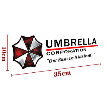 Smešno Pribor, Umbrella Corporation, Obrvi Luči Reflektivni Avto Nalepke Nalepke za Audi A3 Honda Hyundai Kia 35 cm*10 cm