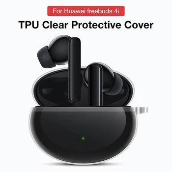 TPU Jasno, Zaščitna Primeru Zaščitnik Kritje Za Huawei Freebuds 4i Brezžične Bluetooth Slušalke Zaščitna Primeru Slušalke Accessorie