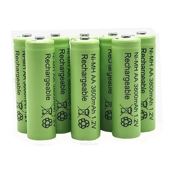 3800mAh AA 1,2 V baterije za polnjenje Ni-MH baterije za Igrače, Daljinsko upravljanje Polnilne Baterije AA 1,2 v 3800mah baterije