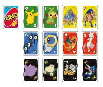 Pokemon Igre Anime UNO Kartica Igre Zabava Družino Smešno Darilo Polje Igralne Karte Otroci UNO Zbiranje Kartice Igre Igrače