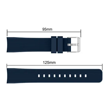 Silikonski Watchband za Huawei Honor Watch GS Pro Traku Magic Straže 2 46mm Zapestnica Šport Zamenjava Manšeta 22 mm correa