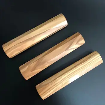Japonski Octagonal Oljčnega Lesa enodelni Ročaj DIY Kuhinje Kuhar Nož Gyuto Yanagiba Deba Suši Noži
