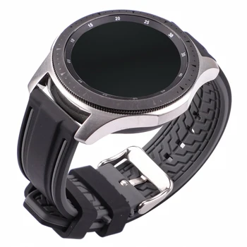 Za Samsung Prestavi S3 Frontier/Classic Pasu trak Galaxy Watch 46mm Band V-MORO 22 mm, iz Nerjavnega Jekla Kovinska Zapestnica Trak R800