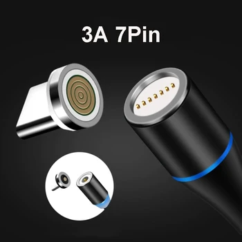 Magnetni Polnilnik, Mikro Usb Kabel Za iphone Usb Tip C Hitro Adapter 3A Magnet Polnilnik Žice Za Samsung Xiaomi Kabel