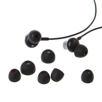 4 Parov(XS/S/M/L) Mehke Silikonske Blazinice za Ušesa Slušalke Eartips Obleko za 90% V uho Čepkov Kritje Pribor za Sony Slušalke