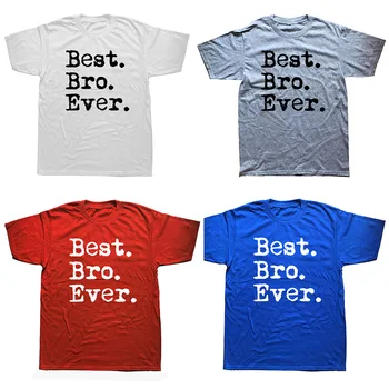 Najboljši Brat Kdaj Smešno Unisex Grafični Modi Nove Bombaža, Kratek Rokav T Srajce Brat Sarkazem Darilo za Rojstni dan Harajuku T-shirt