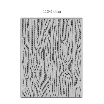 2021 Novo Pikčasto Trunk Lesa Zrn Drevo Ozadju Ploščo Rezanje Kovin Matrice za Scrapbooking Papir Obrti in Kartico, zaradi Česar Reliefi