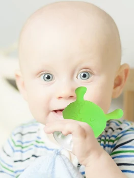 Baby Teether Igrača Baby Boy in Dekle Začetnih Igrače Silikonski Otroka Boleče Dlesni Boleče Dlesni BPA Free Začetnih Gob Igrača