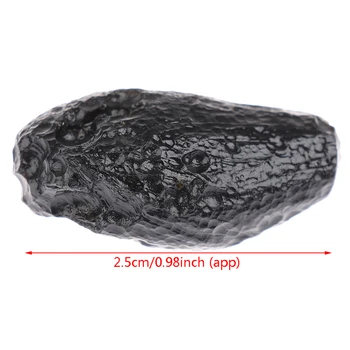 1pcs Tektite Meteorite Raw Vzorcu Mineralnih Rock Železa, Kamna Grobo Črna
