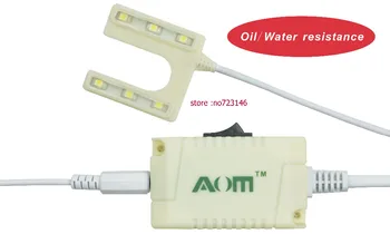 U LED AOM-6U (SMD LED) 110-220V 380V/0,5 w/50-60Hz Abs Industrijski Šivalni Stroji Delo Lučka Pralni Led Osvetlitev za juki pfaff