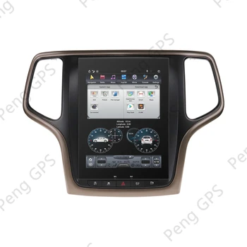 Tesla Avtomobilski Stereo sistem Android Radio Za Jeep Grand Cherokee-2018 DVD Predvajalnik, zaslon na Dotik, GPS Navigacija Carplay 4+128G Večpredstavnostnih