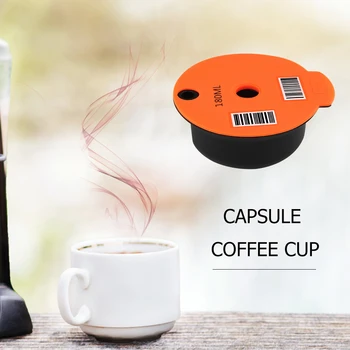 60/180 ML Kave Kapsula Pokal za Bosch-s Tassimo Večkratno uporabo Plastičnih Filter Košaro Pod aparat za Kavo Gospodinjski Kuhinjski Pripomočki