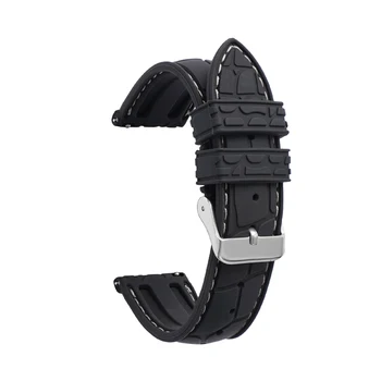 20 mm 22 mm Silikonski Watch Band za Samsung Galaxy Watch 3 Aktivna 2 Prestavi S3 Meje Huawei Gt2 Amazfit Bip GTS Šport Trak Smart