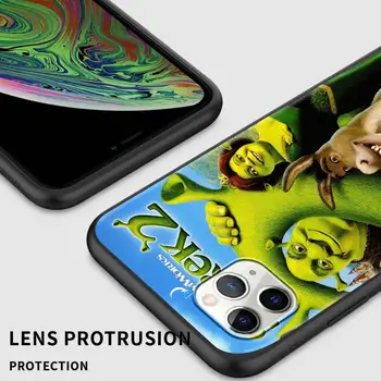 Film Shrek Coon Primeru za Apple iPhone 11 12 Pro Max 7 8 6 Plus XR X XS 6S SE 2020 Black Prožno, Mehko Telefon Pokrov 5 5S Lupini