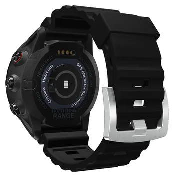 SEVERNI ROB Mens GPS Smartwatch Srčni utrip Večnamenski Športni Nepremočljiva Potop 50M Višinomer, Barometer Kompas GPS Watch Za Android IOS
