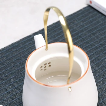 Preprost aparat lonec ročaj lonec keramični moda čaj, kavo gospodinjski baker ročaj en lonec, čaj grelnik vode Japonski Kung Fu čaj, set