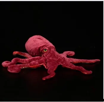 Super Mehka 80 cm/45 cm Hobotnica Plišaste Igrače Lepe Morske Živali Lutka Plišastih Igrač Za Božično Darilo za Rojstni dan