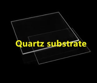 Quartz substrat / JGS1 / Uv / 10 × 10 × 1 mm kvadratni objektiv