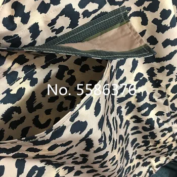 Novo 2021 vzletno-pristajalne Steze Pomlad Moda Prevelik Svoboden Plašč Ženske Hooded Leopard Tiskanja Ulične Svoboden Priložnostne High-end Jakna in Pulover