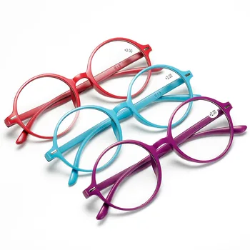 Moda Ultralahkih Krog Obravnavi Očala Ženske TR90 Plastični Okvir Daljnovidnost Presbyopic Očala Moških Presbyopia Očala