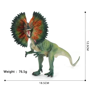 Jurassic Svetu Prazgodovinskih Dinozaver Simulacija Modela Igrača Dilophosaurus Spinosaurus figuric Igrače za Otroke, Izobraževalne
