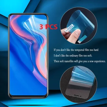 3pcs Mehko Anti Eksplozije Nano Zaščitno folijo Screen Protector Za Huawei P20 P30 P40 Pro Lite P10 Lite Plus Nano Film Ni Stekla