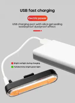 Brezžični USB, Daljinsko upravljanje smerokaze Laser Kolesarske Opreme, Izposoja Luči, Izposoja Koles Zadaj LED Rep Svetlobe