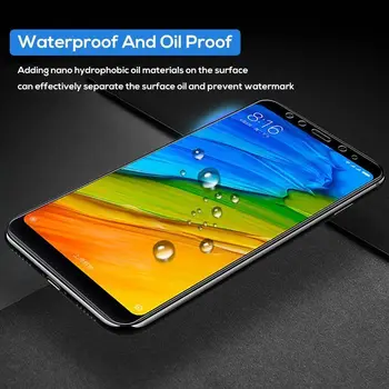 9D Polno Kritje Kaljeno Steklo Za Xiaomi Redmi Opomba 5 Globalni različici Screen Protector za Redmi Opomba 5 Pro Note5 Zaščitno folijo