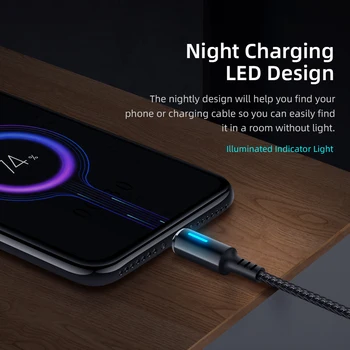 LED, Micro USB kabel za Hitro polnjenje 3.0 Mobilni Telefon Android Polnilnik Podatkovni Kabel Za Xiaomi Huawei Mate8 Samsung USB Kabel