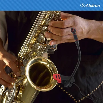 HFES Alctron IM500 Clip-on Instrumentalne Kondenzatorskega Mikrofona, Gooseneck Mic za Orkester Saksofon Trobenta Saxe