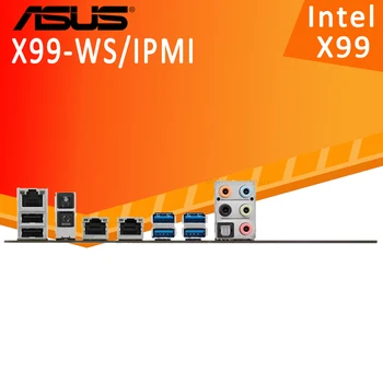 LGA 2011-V3 Asus X99-WS/IPMI Motherboard DDR4 128GB Delovno mesto Jedro i7Overlocking M. 2 Desktop Intel X99 Placa-Mãe LGA 2011-V3