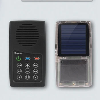MP3 Predvajalnik 350MAh Mini Prenosni Solarno Polnjenje MP3 E-Knjiga, Pismo Bralca, 4GB Mini Sončne Avdio Predvajalnik