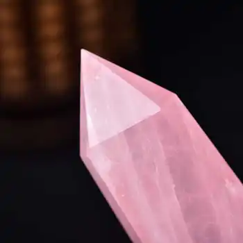 1pcs 4-5 cm Naravnih Rock Pink Rose Quartz Crystal Palico Točke Zdravljenje visoke kakovosti Mineralne Kamen Zbirka Dekor za dom DIY Vroče