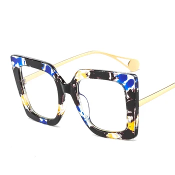 Ženska Očala Okvirji Recept Kvadratnih Anti Modra Svetloba Optično Branje Očala Okvirji 2021 Letnik +50 do +400 Oculos