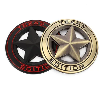 Texas Edition Značko Emblem Nalepko Nalepko Spredaj Žar za Jeep Wrangler Kompas, Grand Cherokee Patriot Svobode Renegade Poveljnik