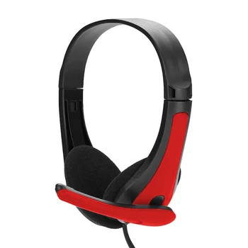 3,5 mm Nad uho Gaming Slušalke Stereo Slušalke Rdeča Rumena Modra Slušalke Z Mikrofonom Za Laptop PC Tablet Dropship