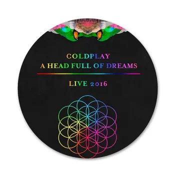 Coldplay Chris Martin Značko Broška Pin Pribor Za Oblačila, Nahrbtnik Dekoracijo darilo 58mm
