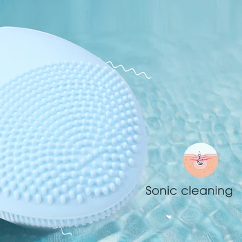 Strokovno Sonic Vibracije Električni Obrazno Čistilno Krtačo Globoko Obraz Pranje Por Čistilo Za Obraz Massager Nego Kože Orodje