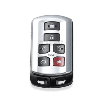 6 Gumbov, Avto brez ključa Pojdi Daljinski Ključ Pametni Ključ z 74 Čip 315Mhz za Toyota Sienna Avto Inteligentni Daljinski Ključ HYQ14ADR 5691