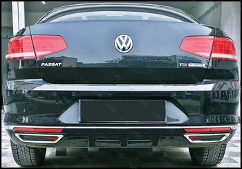 2 kos za Volkswagen VW Passat B8 Chrome Izpušnih Videti Difuzor-2019 iz Nerjavečega Jekla