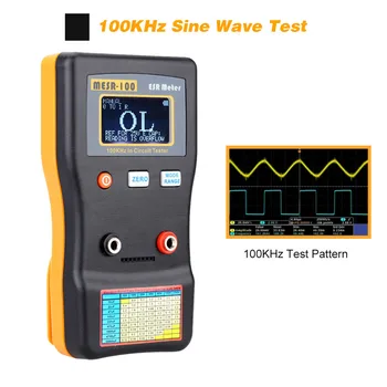 Strokovno Capacimetro Upornost Vezja Kondenzatorji Tester MESR-100 ESR Merilnik Kapacitivnosti diagnostičnega orodja