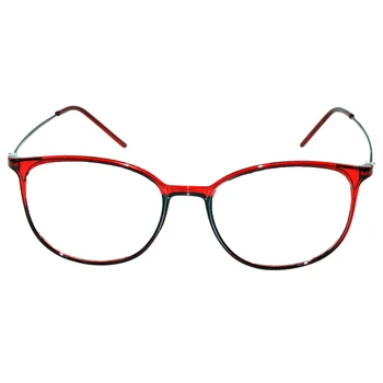 Retro Obravnavi Očala Kvadrat rdečim Okvirjem Optična Očala za Moške, Ženske Ultralahkih Visoke Kakovosti+1 +1.5 +2 +2.5+3 +3.5 +4