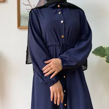 8Colors beloprsi singl majica-slog čiste barve odprl Muslimanskih abaya peignoir moda dubaj islamske abayas molitev storitev oblačila
