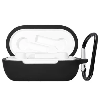 Silikonska Zaščitna torbica Anti-Scratch Slušalke Kritje Za OnePlus Brsti Z TWS Shockproof Slušalke Lupini Z Carabiner Dodatki