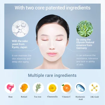 Korejski Za Nego Kože, Hialuronska Masko Retinol Obraza Stanja Masko Za Akne Zdravljenje Serum, Vlažilno Kremo Proti Staranju Vitamina C