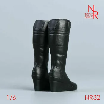 NRTOYS NR32 1/6 Ženske v Visokih Petah Črni Škornji z Električnim Baton Model Fit 12
